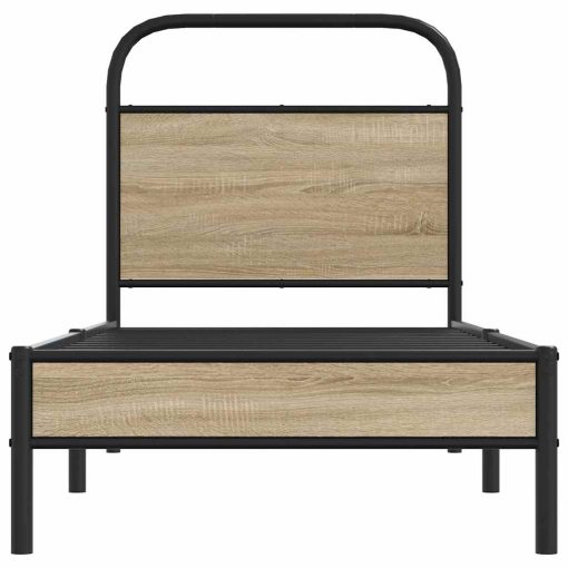 Giroletto Senza Materasso Rovere Fumo 75x190 Cm In Truciolato - Image 5