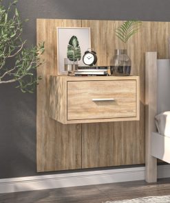 Comodino A Parete Rovere Sonoma