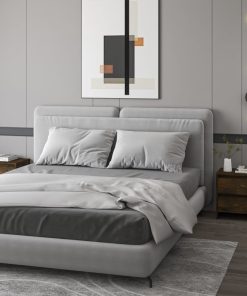 Comodini 2 Pz Rovere Fumo 45x34,5x44,5 Cm In Truciolato