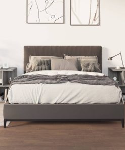 Comodini 2 Pz Grigio Sonoma 35x35x55 Cm In Legno Multistrato