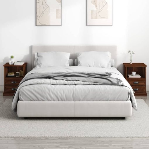 Comodini 2pz Rovere Marrone 43x36x60 cm - Image 3