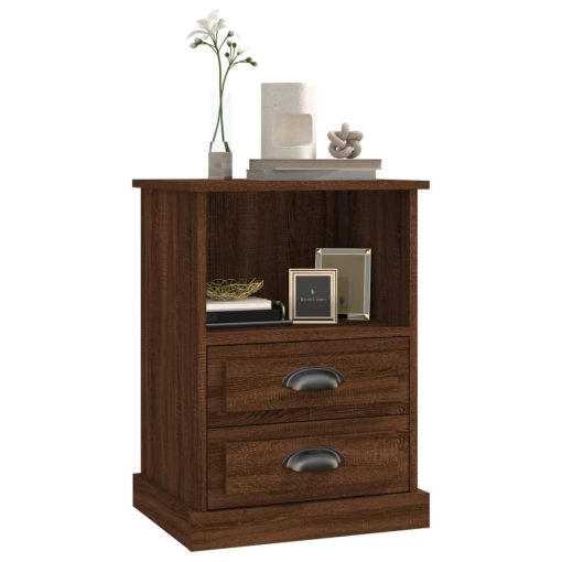 Comodini 2pz Rovere Marrone 43x36x60 cm - Image 4