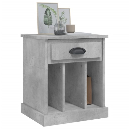 Comodini 2 Pz Grigio Cemento 43x36x50 cm - Image 4