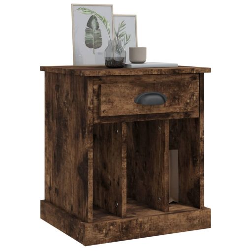 Comodini 2pz Rovere Fumo 43x36x50 cm - Image 4