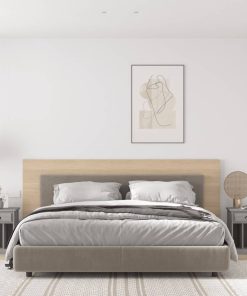 Comodini 2 Pz Grigio Sonoma 43x36x50 cm