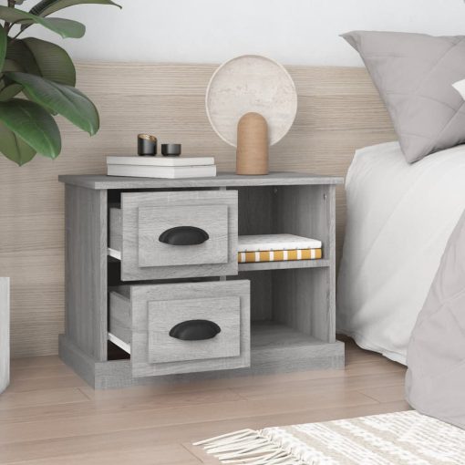 Comodino Grigio Sonoma 60x35,5x45 cm - Image 3