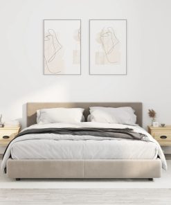 Comodini A Parete 2 Pz Rovere Sonoma 41,5x36x28 cm