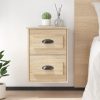 Comodino A Parete Rovere Sonoma 41,5x36x53 cm