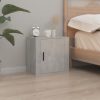 Comodino A Muro Grigio Cemento 50x30x47 cm