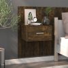 Comodino A Muro Rovere Fumo