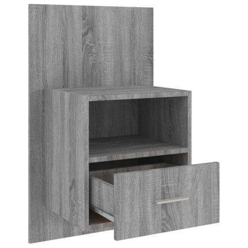 Comodino A Muro Grigio Sonoma - Image 6