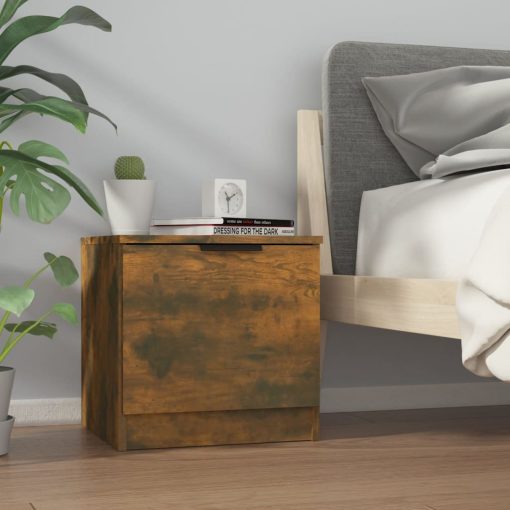 Comodini 2pz Rovere Fumo 40x39x40 cm - Image 3