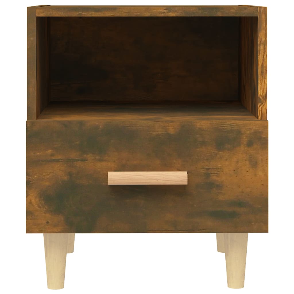 Comodini 2 Pz Rovere Fumo 40x35x47 cm - Image 4