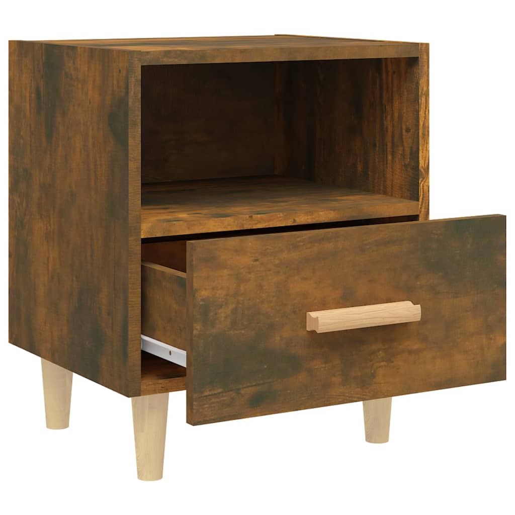 Comodini 2 Pz Rovere Fumo 40x35x47 cm - Image 6
