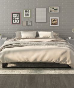 Comodini 2 Pz Grigio Sonoma In Legno Multistrato