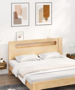 Comodini A Muro 2 Pz Rovere Fumo 35x35x20 cm