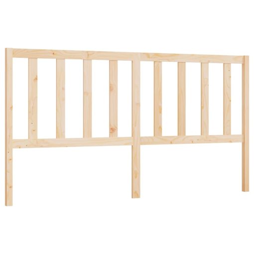 Testiera Per Letto 206x4x100 Cm In Legno Massello Di Pino - Image 2