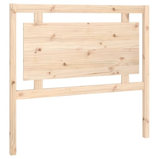 Testiera Per Letto 105,5x4x100 Cm In Legno Massello Di Pino - Image 2