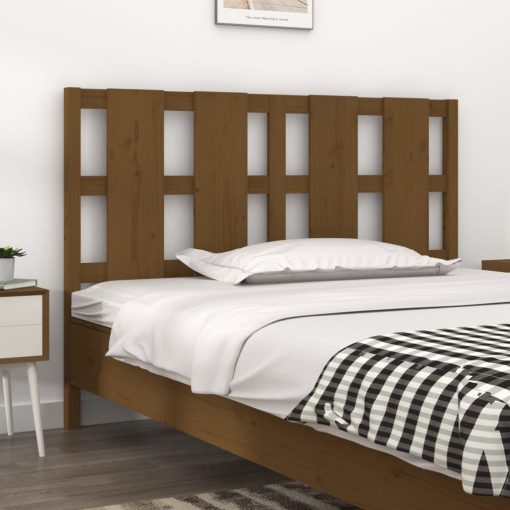 Testiera Per Letto Ambra 125,5x4x100 Cm Legno Massello Di Pino