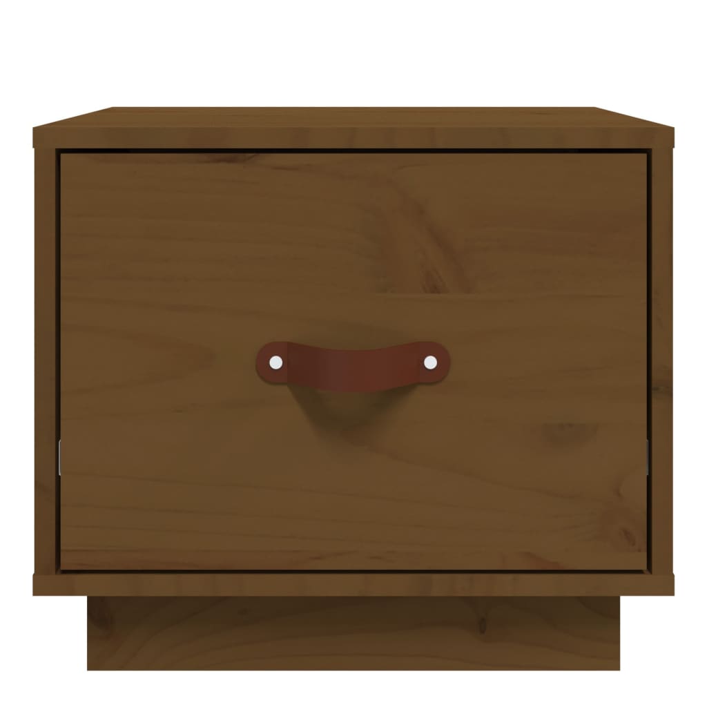 Comodino Ambra 40x34x35 Cm In Legno Massello Di Pino - Image 5