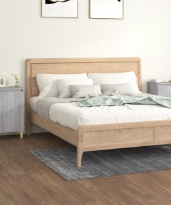 Comodini 2 Pz Grigio Sonoma 40x35x70 Cm In Legno Multistrato