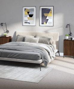 Comodini 2 Pz Rovere Marrone 40x35x70 Cm In Legno Multistrato