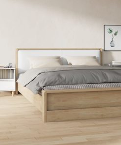 Comodini 2 Pz In Bianco Lucido 40x35x50 cm