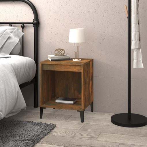 Comodino Rovere Fumo 40x35x50 cm - Image 3