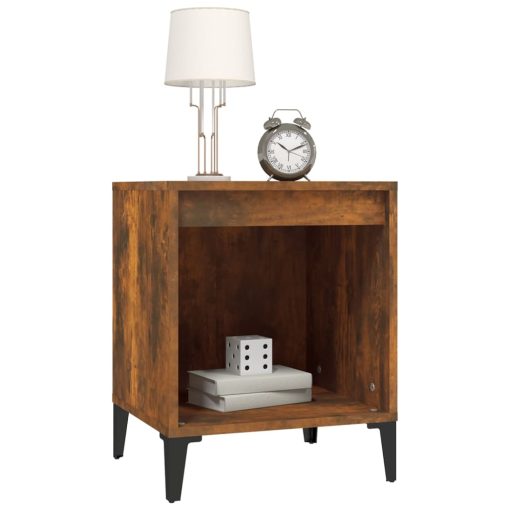 Comodino Rovere Fumo 40x35x50 cm - Image 4