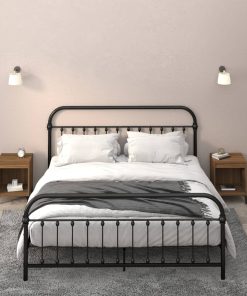 Comodini 2 Pz Rovere Marrone 40x35x50 cm