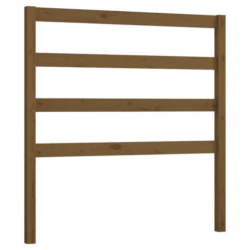 Testiera Per Letto Ambra 95x4x100 Cm In Legno Massello Di Pino - Image 2