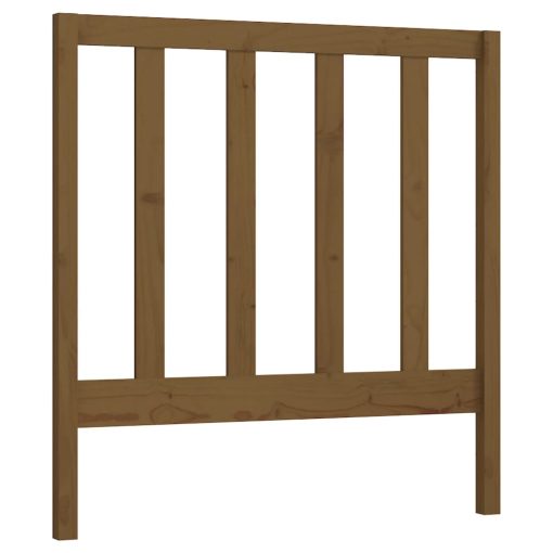 Testiera Per Letto Ambra 95x4x100 Cm In Legno Massello Di Pino - Image 2