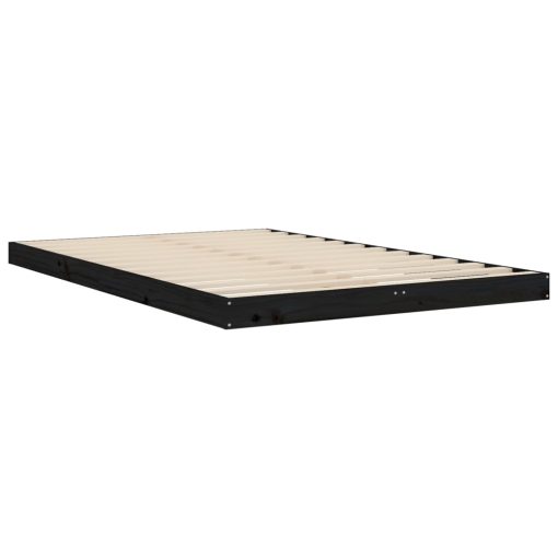 Giroletto Nero 120x190 Cm Small Double Legno Massello Di Pino - Image 4