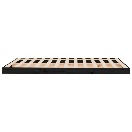 Giroletto Nero 120x190 Cm Small Double Legno Massello Di Pino - Image 6