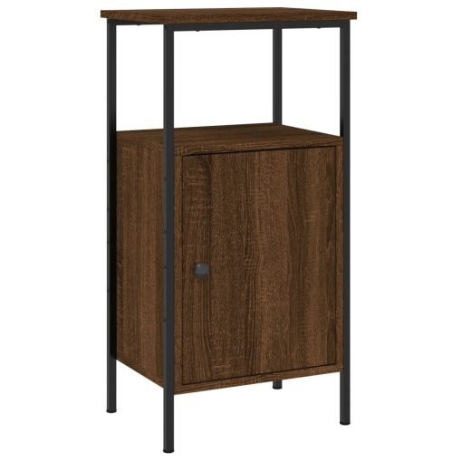 Comodino Rovere Marrone 41x31x80 Cm In Legno Multistrato - Image 2