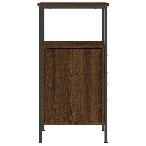 Comodino Rovere Marrone 41x31x80 Cm In Legno Multistrato - Image 5
