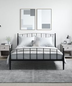 Comodini 2 Pz Grigio Sonoma 40x42x50 Cm In Legno Multistrato
