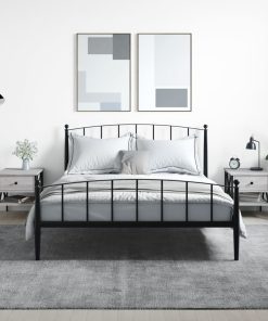 Comodini 2 Pz Grigio Sonoma 40x42x45 Cm In Legno Multistrato