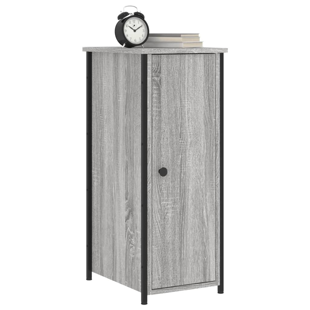 Comodini 2 Pz Grigio Sonoma 32x42x80 Cm In Legno Multistrato - Image 3