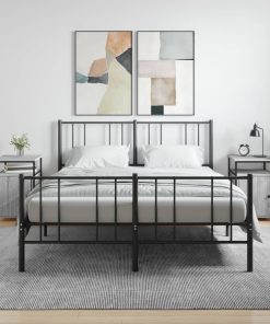 Comodini 2 Pz Grigio Sonoma 40x42x60 Cm In Legno Multistrato