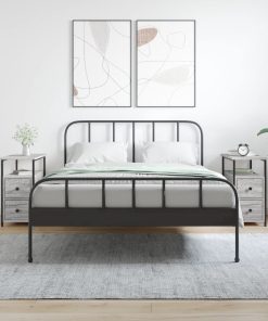 Comodini 2 Pz Grigio Sonoma 30x60x60 Cm In Legno Multistrato