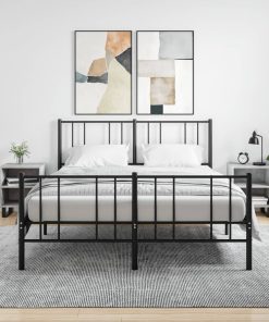 Comodini 2 Pz Grigio Cemento 40x30x50 Cm In Legno Multistrato