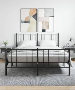 Comodini 2 Pz Grigio Cemento 40x35x47,5 Cm In Legno Multistrato