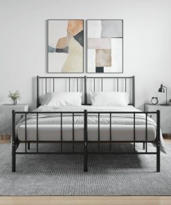 Comodini 2 Pz Grigio Cemento 40x40x50 Cm In Legno Multistrato