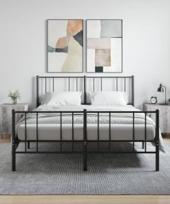 Comodini 2 Pz Grigio Sonoma 40x40x50 Cm In Legno Multistrato