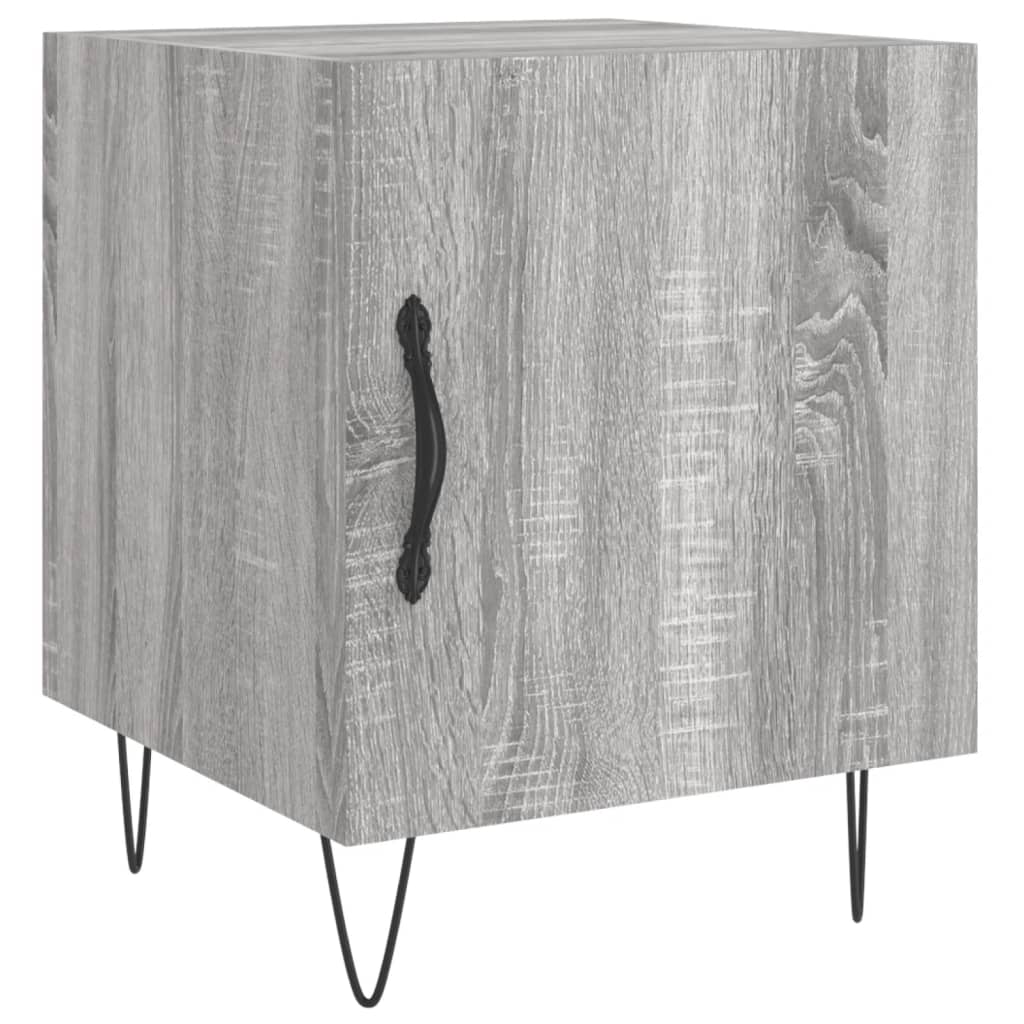 Comodini 2 Pz Grigio Sonoma 40x40x50 Cm In Legno Multistrato - Image 5