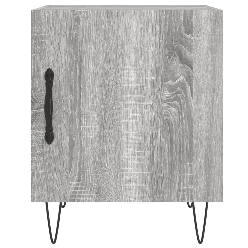 Comodini 2 Pz Grigio Sonoma 40x40x50 Cm In Legno Multistrato - Image 6
