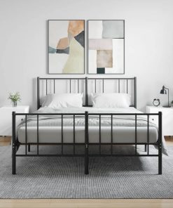 Comodini 2 Pz Bianco Lucido 40x40x50 Cm In Legno Multistrato
