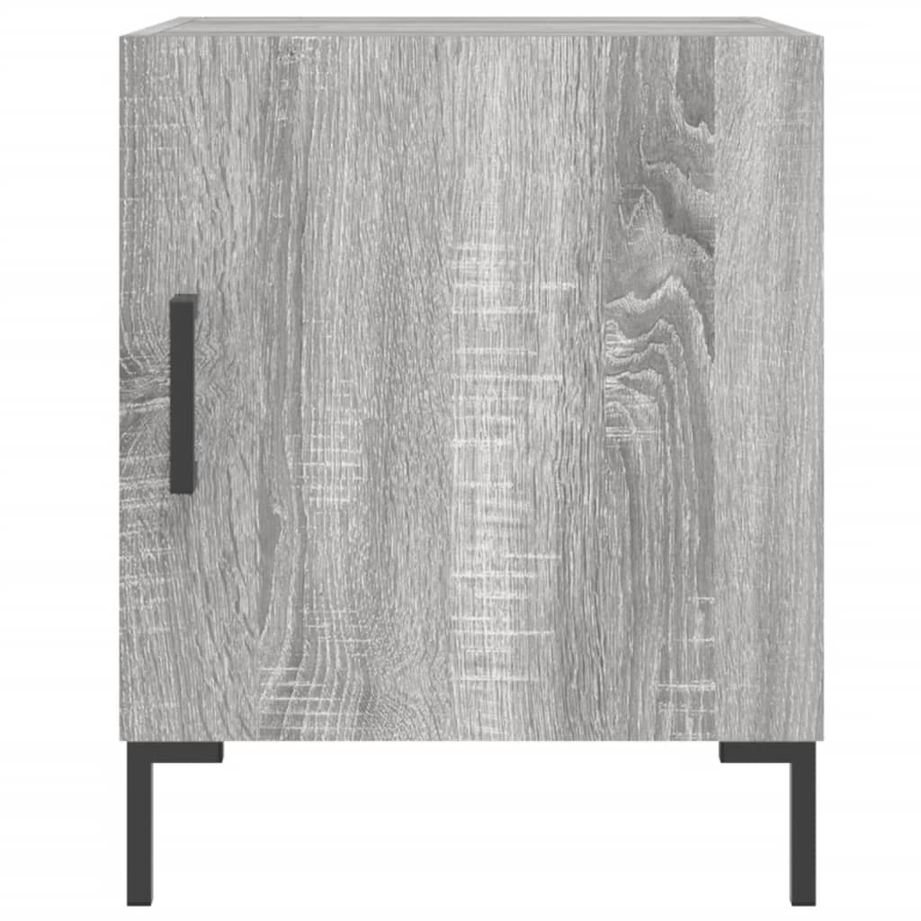 Comodini 2 Pz Grigio Sonoma 40x40x50 Cm In Legno Multistrato - Image 4