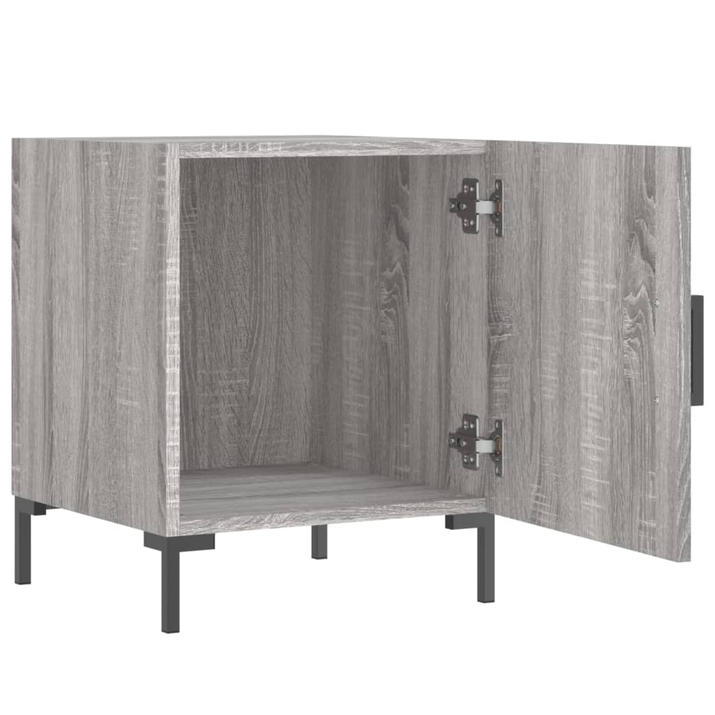 Comodini 2 Pz Grigio Sonoma 40x40x50 Cm In Legno Multistrato - Image 6